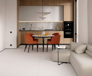 Керамогранит Laparet Basalt Blanco matt рект. (100х100х0,9) матовый